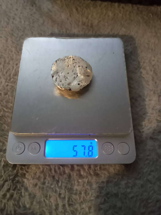 Solid sterling silver 57.8 grams ingot