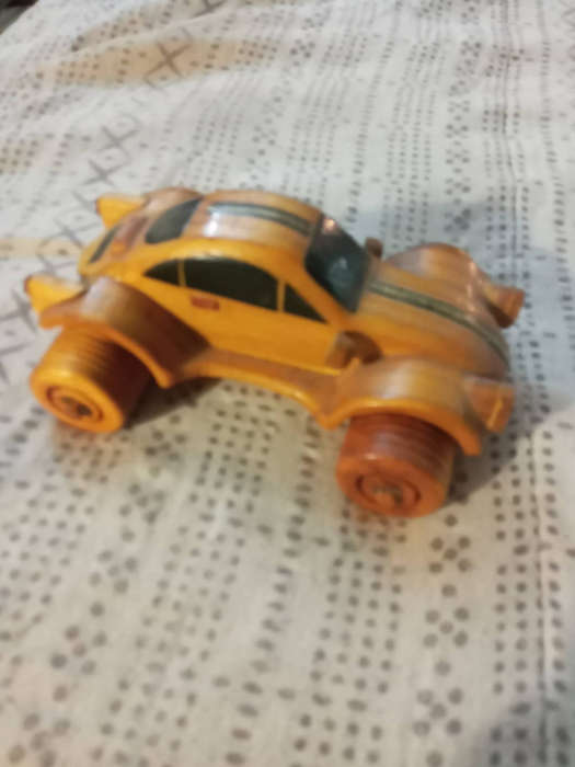 Wooden well built vw beetle 17cmx12x10