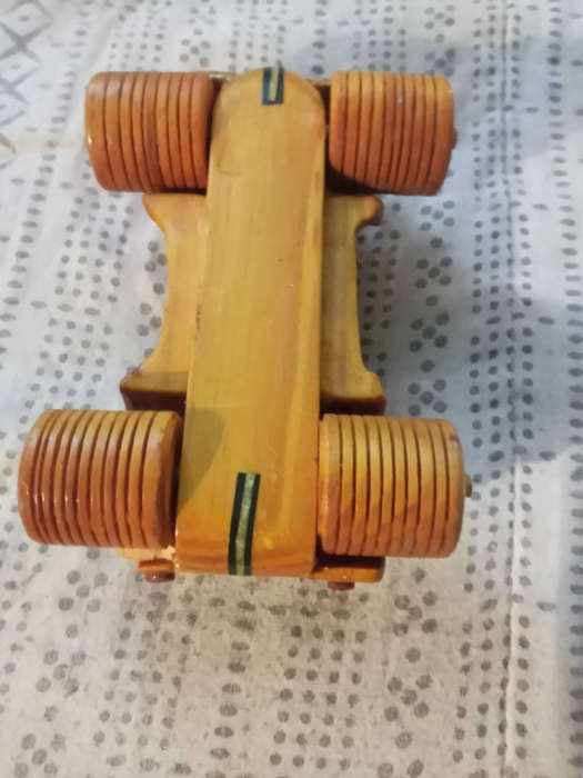 Wooden well built vw beetle 17cmx12x10