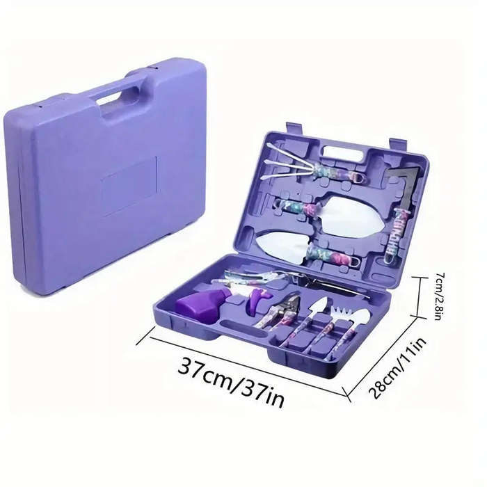 Purple 10pcs GARDENING TOOLS  YJ343