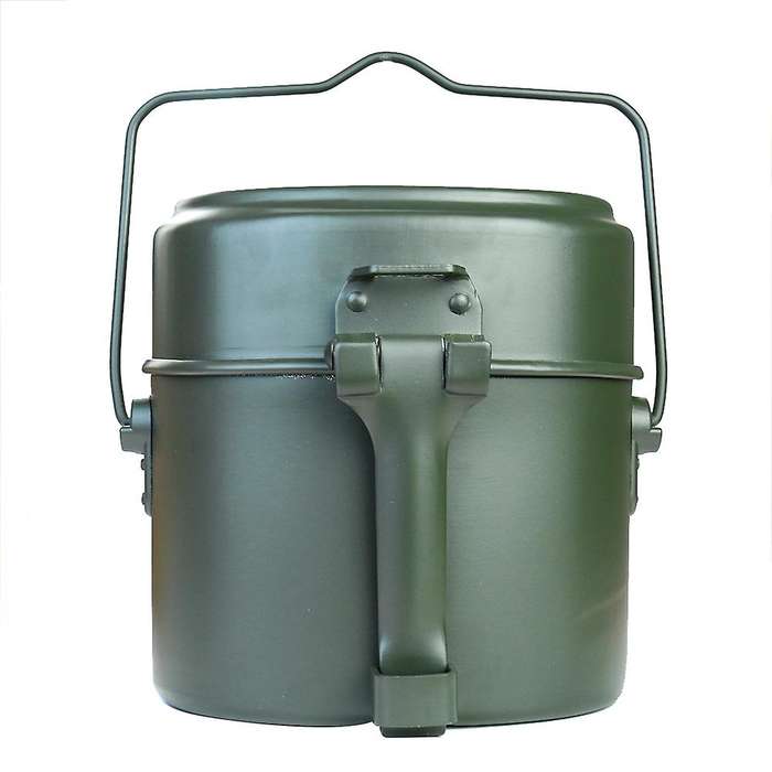 3 pcs Aluminum Portable Outdoor Camping Canteen Lunch Box & Cookware