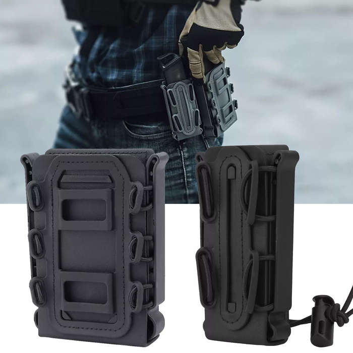 Adjustable Hunting Pouches Tactical Molle Single Mag Pouch suit for 9mm Pistol Magazine