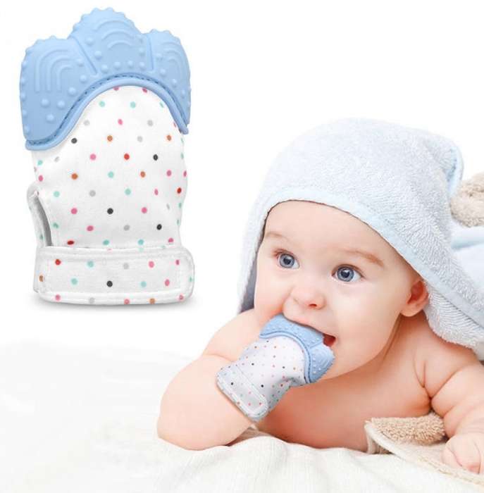 Babies Teething Gloves with Silicone