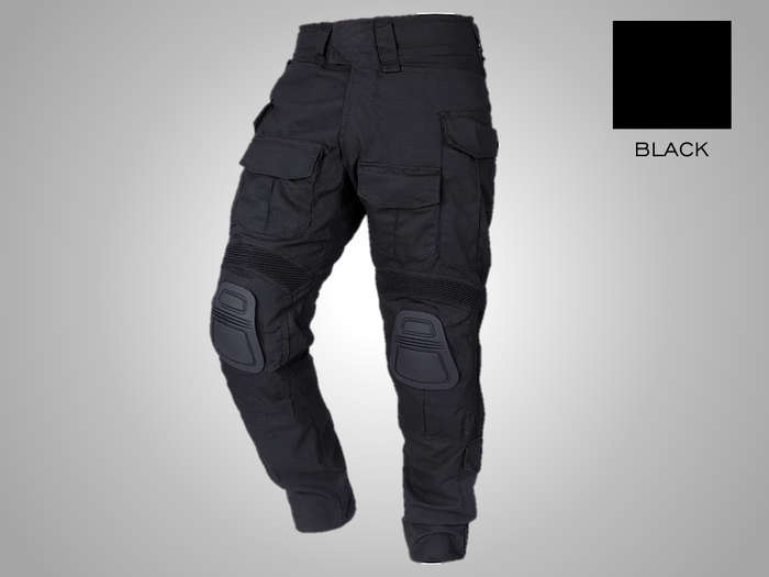 Tactical Uniform Pants (Excluding Knee Pad`s) - PLAIN BLACK