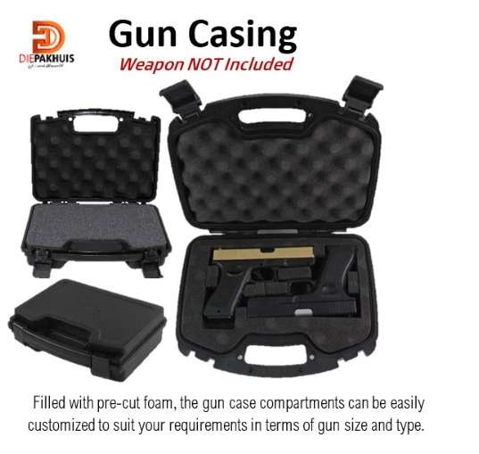 High quality polymer  Gun Casing with removable Sponge Blocks