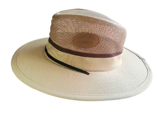 Outdoor Cowboy Hat Sun Protection Meshed- Light Brown