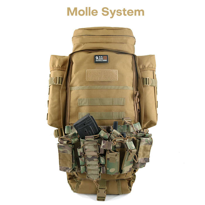 70L Military Outdoor Sports Hiking Camping Hunting Travel Tactical Rifle Backpack