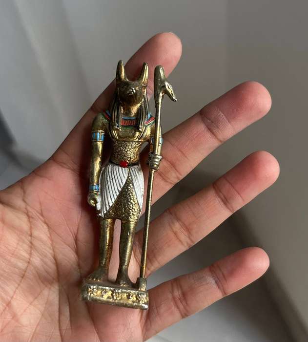 Anubis Egyptian gold figurine