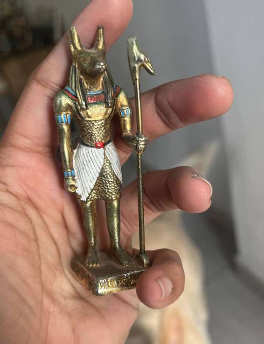 Anubis Egyptian gold figurine
