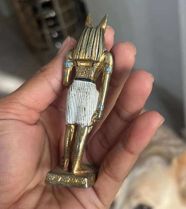 Anubis Egyptian gold figurine