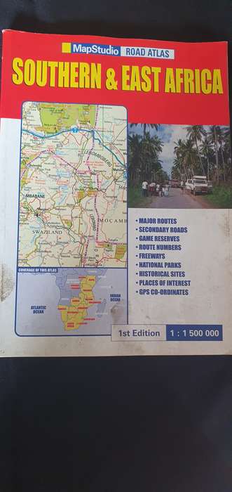 Southern & East Africa Road AtlasMapStudio
