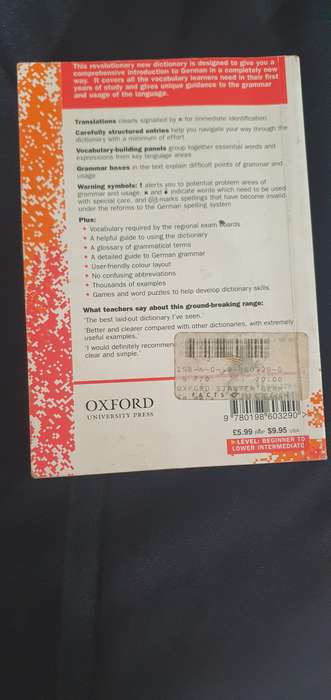 German DictionaryOxford Starter