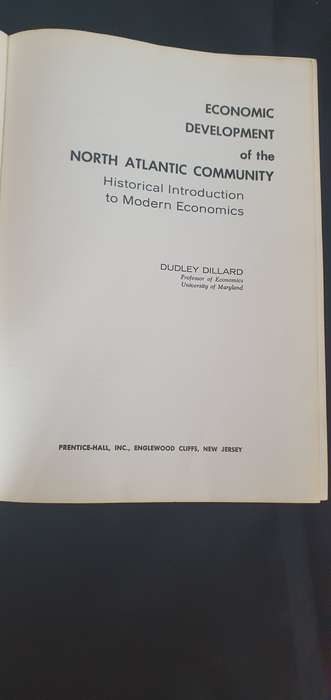 Economic Development of the North Atlantic Community