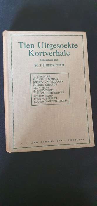 Tien Uitgesoekte KortverhaleM.S.B Kritzinger