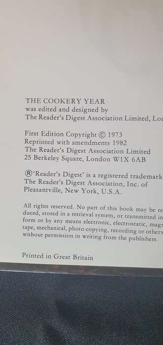 The Cookery Year - Reader's Digest