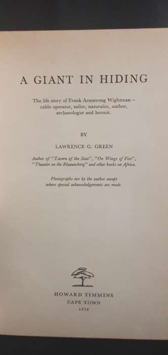 A giant in hiding - Lawrence G. Green