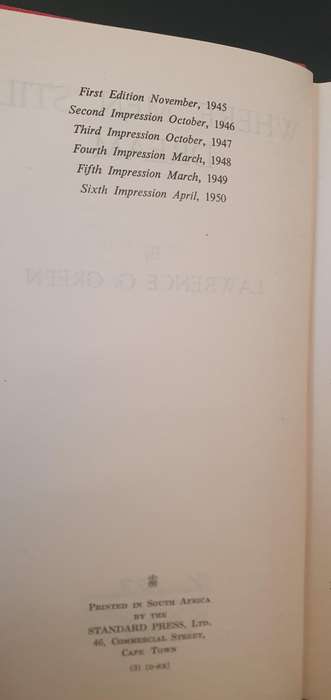 Where men still dream - Lawrence G. Green