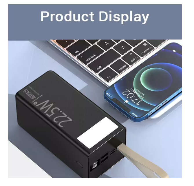 PD605 - 40,000mAh Fast Charging Power Bank - Black