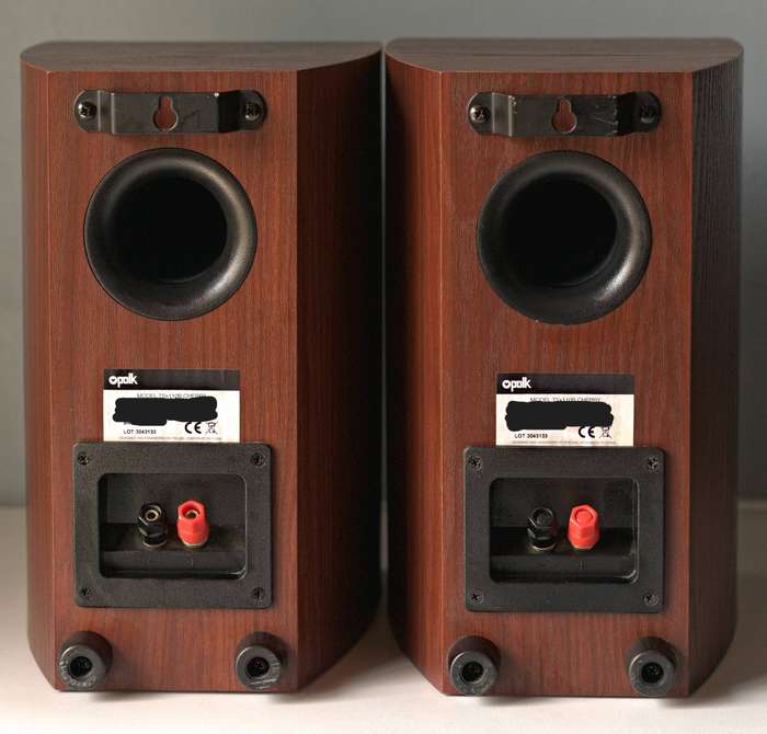 Polk TSx110b Cherry Bookshelf Speakers