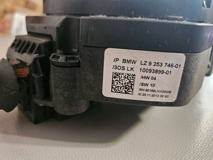 BMW F30 INDICATOR STALK WIPER SWITCH SQUIB 9253746