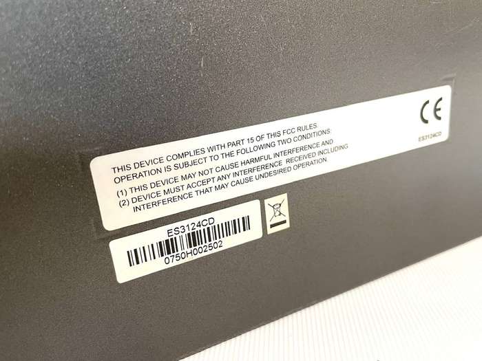 Mecer 24-Port Ethernet Switch (Model ES3124CD)  Used, Tested, 23/24 Ports works correctly.