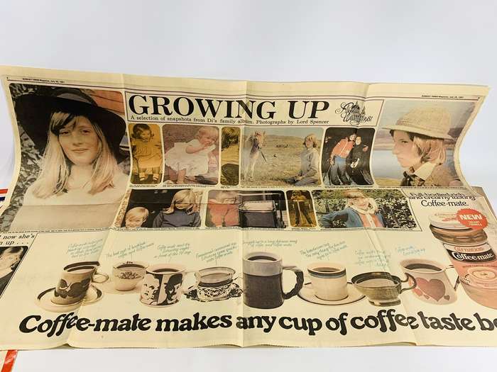 Lady Diana and Prince Charles Magazine Memorabilia
