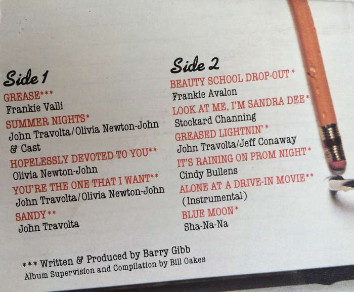 Various  Grease (2 x Vinyl LP) (Cover VG+, LP's VG to VG+)