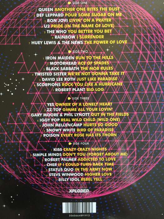 80s Rock Down (The Ultimate Rock Anthems) (2 x Vinyl LP, Compilation, UK) (New and Sealed)