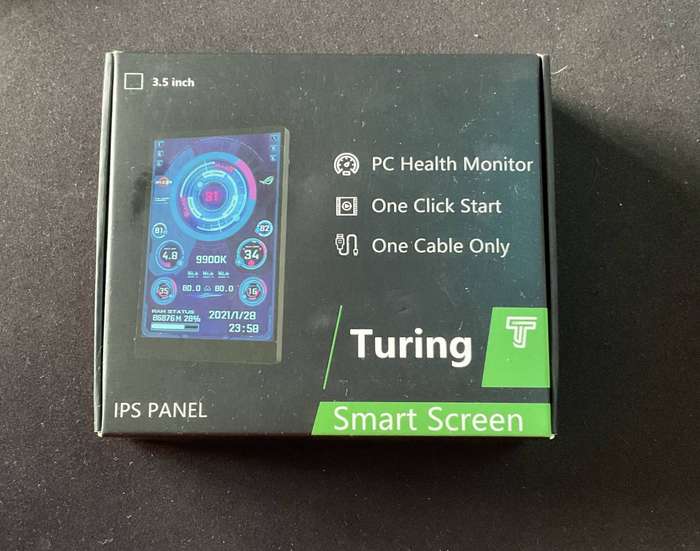 TURZX 3.5 Inch IPS USB Secondary Screen for Computer CPU GPU RAM HDD Monitor Type C Display