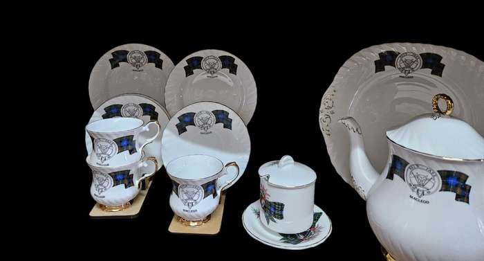 Vintage Scottish Macleod Tea Set