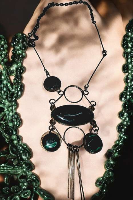 Malachite & Copper Necklace