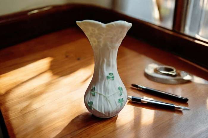 Large Belleek Classic Vase