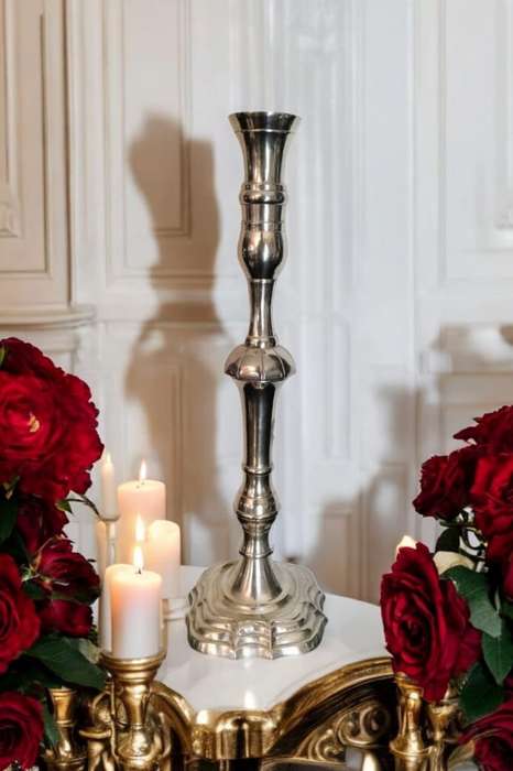 Vintage Silver Plated Candle Stick