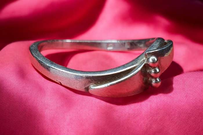 Sterling silver ring 925 Size M/N
