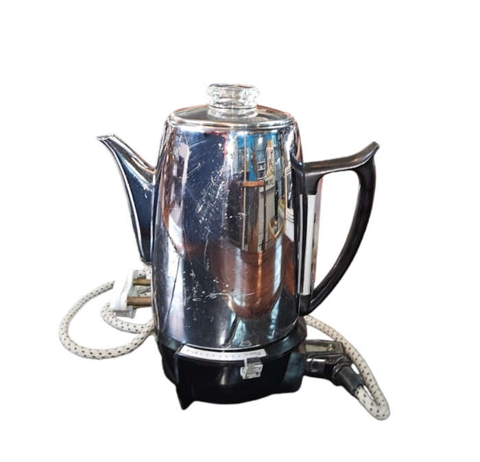 Retro GE General Electric 15P31 Automatic Percolator Coffee Pot