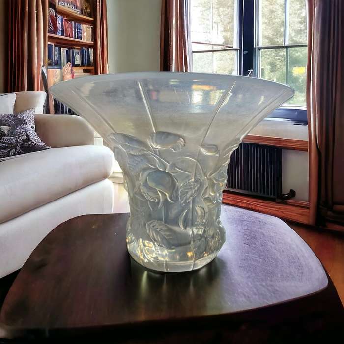 Antique Borolac glass vase