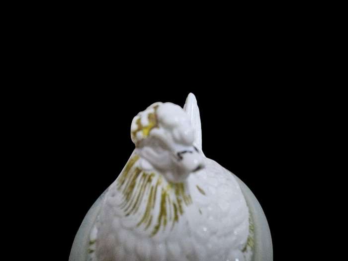 Milk Glass Hen On Nest C1940