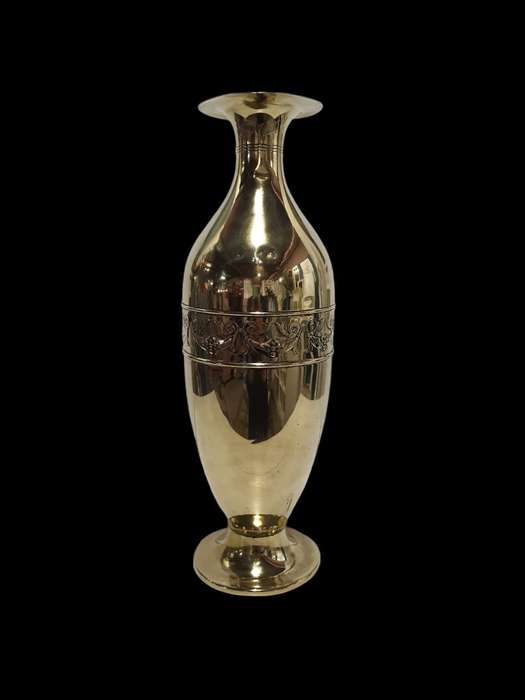 Antique Dutch KDM Daalderop Art Nouveau Brass Vase