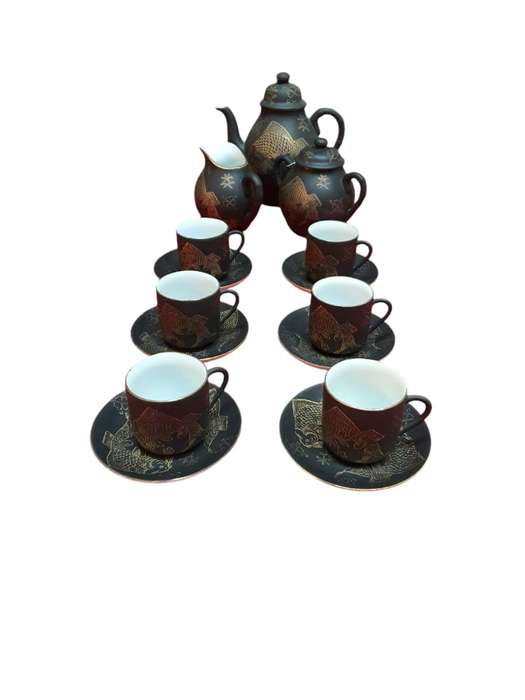 Japanese porcelain tea set