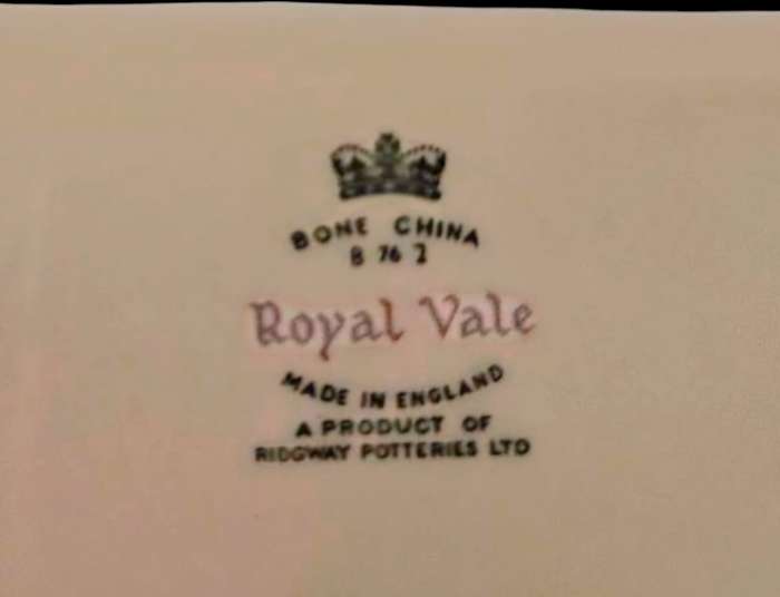 Royal Vale Bone China Cake Plate