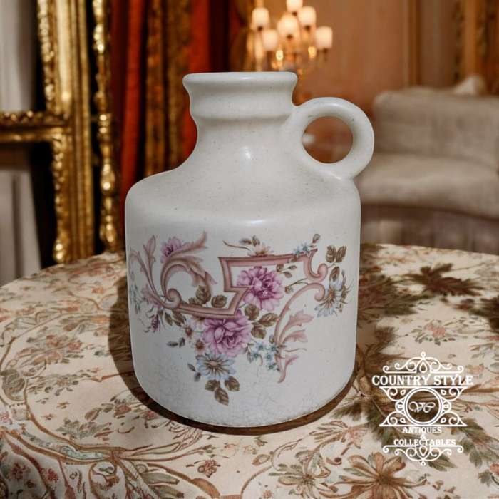 Vintage Ceramic Jar Rococo styled