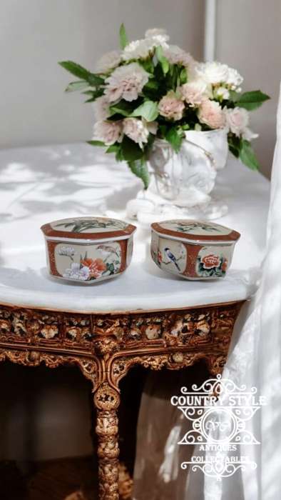 Pair of Porcelain Oriental Trinket