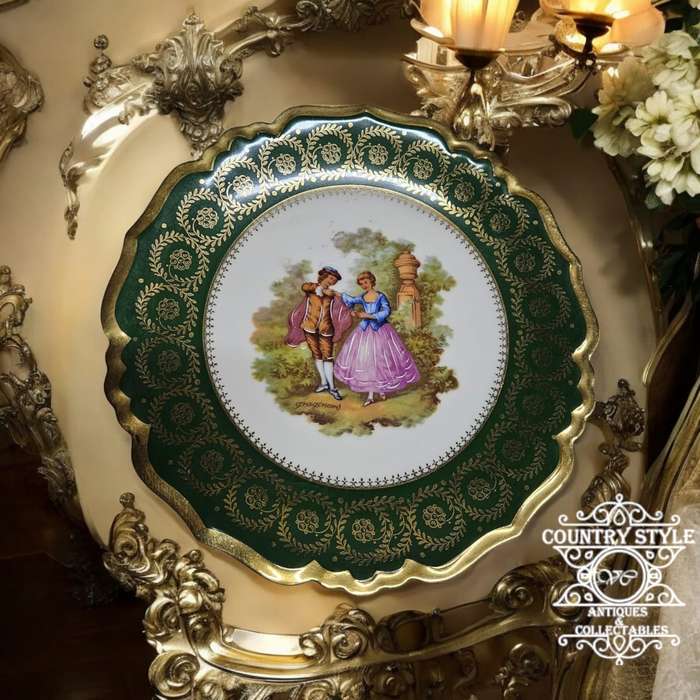 Limoges France Jammet Seignolles plate