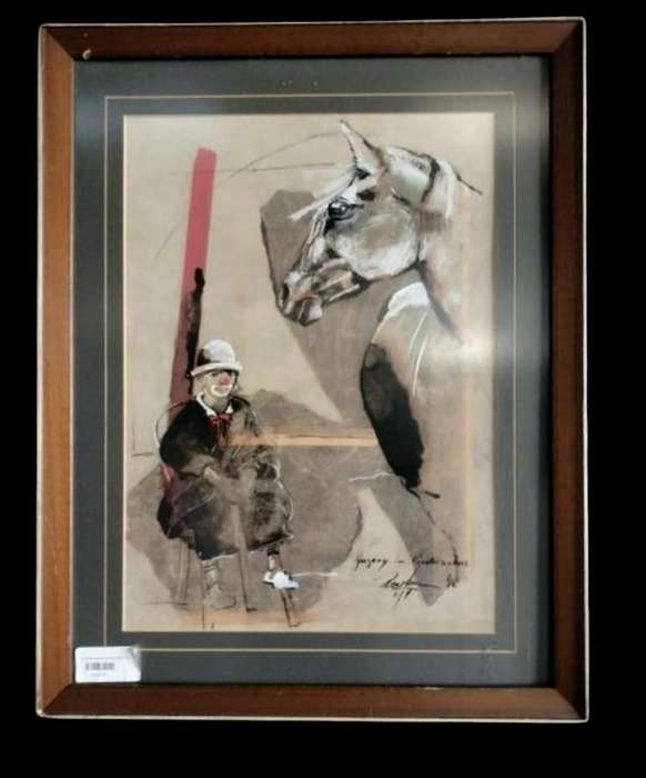 Original Print Signed by Rolf Knie of "Gregory in die kinder Circus"