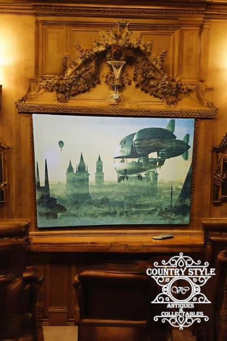 Canvas of a 1906 airship