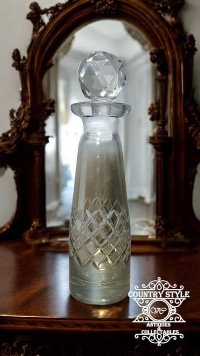 Amber Crystal Perfume Bottle