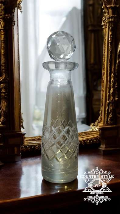 Amber Crystal Perfume Bottle