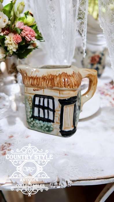 Keele Style street pottery cottage milk jug