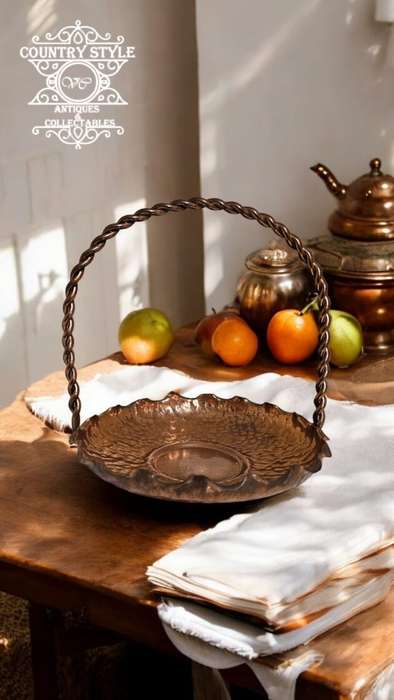 Vintage Zambian copper tray