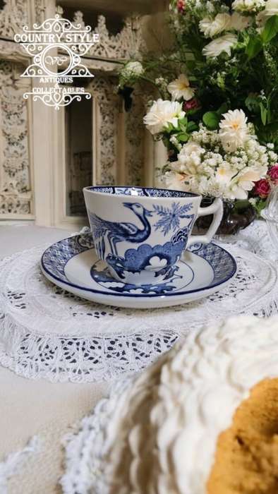 Antique Wood & Sons YUAN Cups & Saucers Reg 656368.